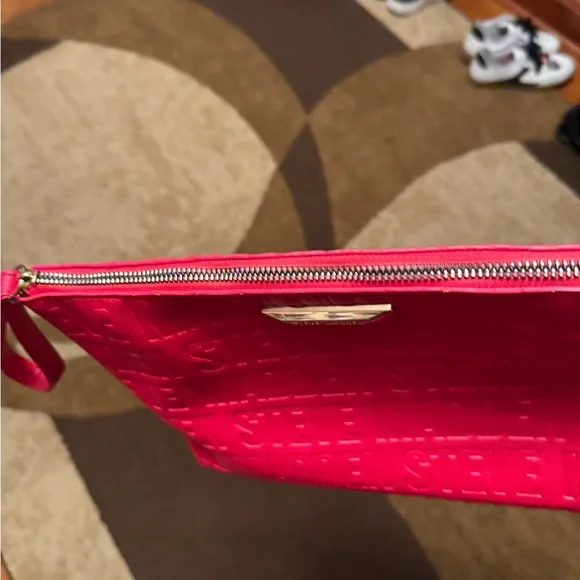 Steve Madden Red Embossed Clutch - Picture 4 of 6